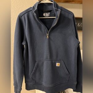 Carhartt Navy Blue Relaxed Fit Sweatshirt